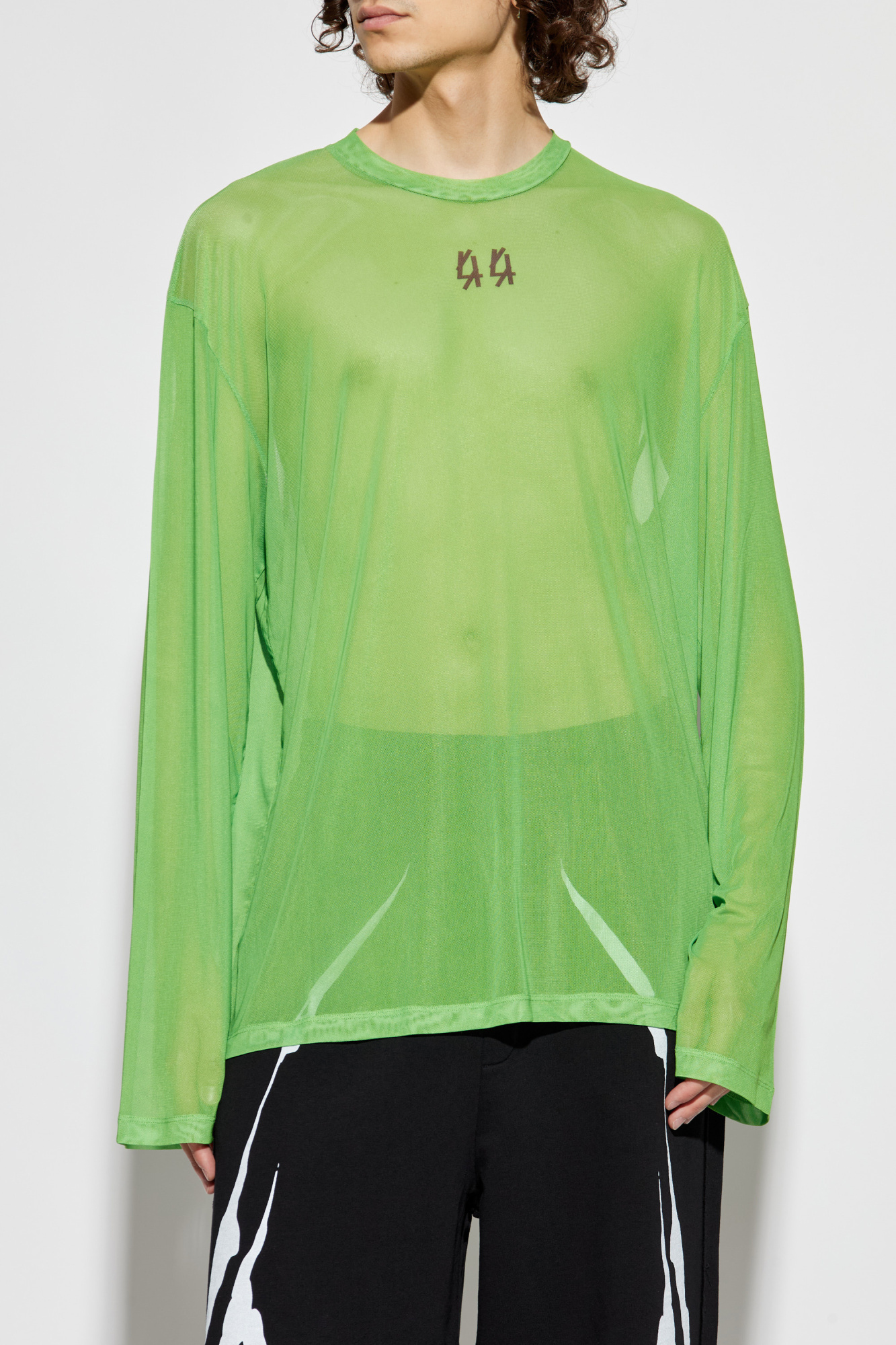 g-rap レアインディー T.GREEN / ORGANIZED KAOS Green T-shirt with logo 44 Label Group - Vitkac France